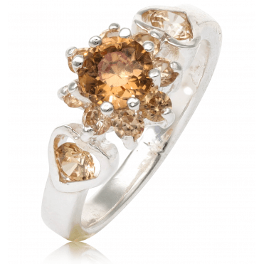 Hearts & Flowers Ring