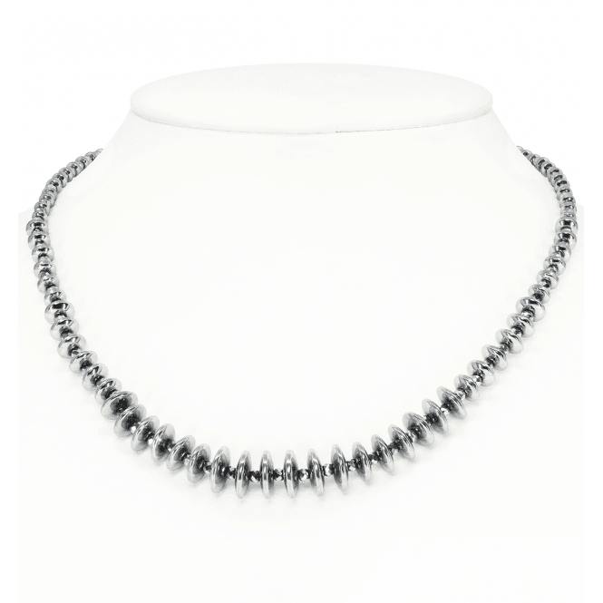 Hematite Disc Necklace