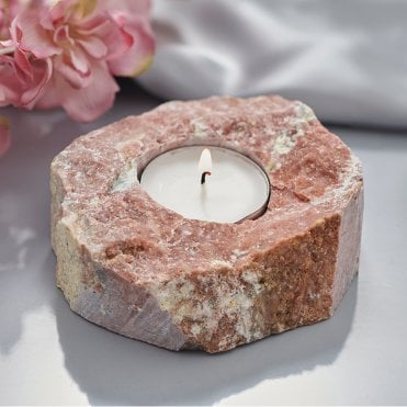 Imperial Red Granite Tealight Holder