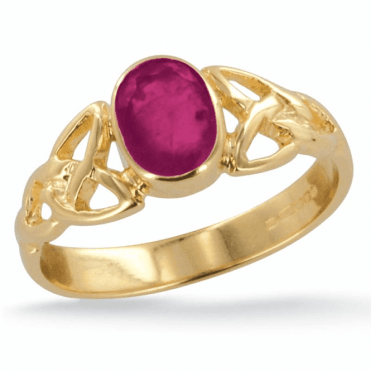 Ladies Shipton and Co Exclusive 9ct Yellow Gold and Ruby Ring RY1769RU