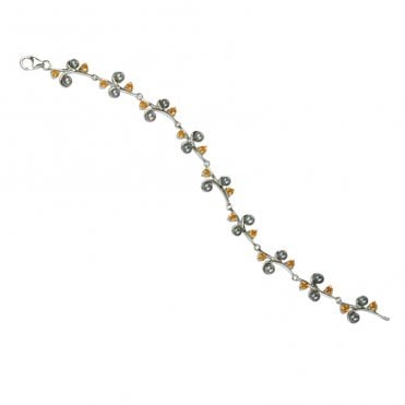 Ladies Shipton and Co Exclusive Silver and Citrine Bracelet AQA159CIP2
