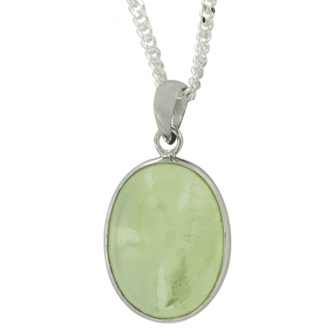 Ladies Shipton and Co Exclusive Silver and Prenhite Pendant including a 16 Silver Chain TYS057PR