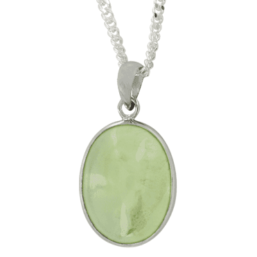 Ladies Shipton and Co Exclusive Silver and Prenhite Pendant including a 16 Silver Chain TYS057PR
