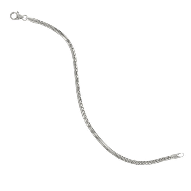 Ladies Shipton and Co Exclusive Silver Snake Charm Bracelet TOJ182NS