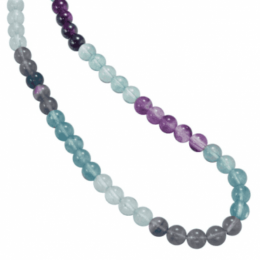 Ladies Shipton and Co Silver and Flourite Beads BFE010FL
