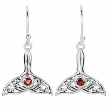 Ladies Shipton and Co Silver and Garnet  TSS263GR