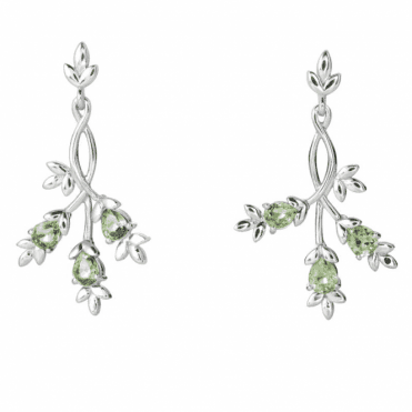 Ladies Shipton and Co Silver and Green Sapphire  EQA598GS