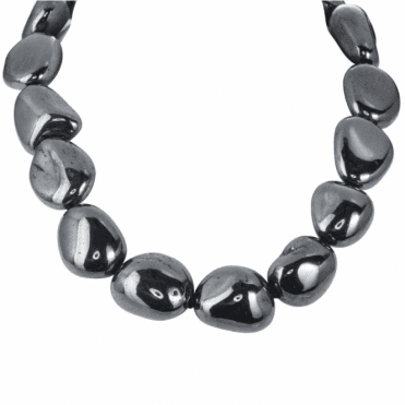 Ladies Shipton and Co Silver and Hematite Beads BFE049HM