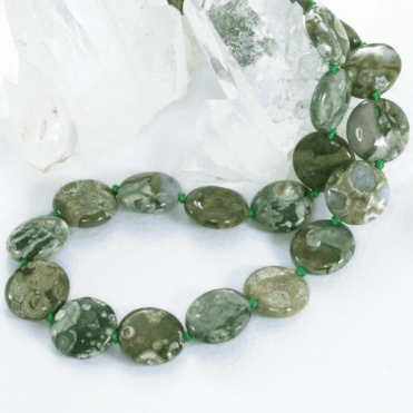 Ladies Shipton and Co Silver and Jasper Beads BKC023JA