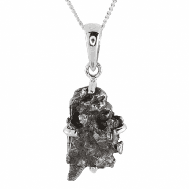 Ladies Shipton and Co Silver and Meteorite Pendant including a 16 Silver Chain TJP018ME