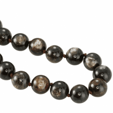 Ladies Shipton and Co Silver and Mica Bead Necklace BKC025MC