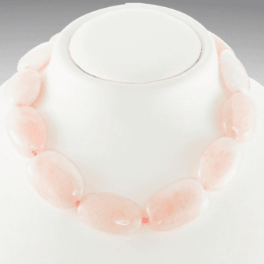 Ladies Shipton and Co Silver and Morganite Beads BFE051MO