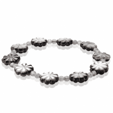 Ladies Shipton and Co Silver and Mother of Pearl Beads BKC030PMLB