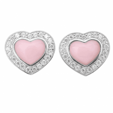 Ladies Shipton and Co Silver and Opal Earrings TSV078OPCZ