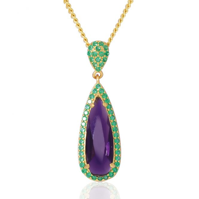 Long Drop Pear Shaped Pendant