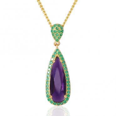 Long Drop Pear Shaped Pendant
