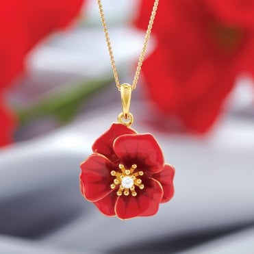 Magical & Meaningful Poppy Pendant