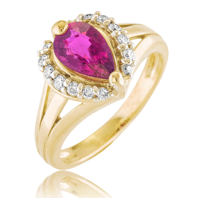 Powerful & Positive 1ct Pink Tourmaline Ring