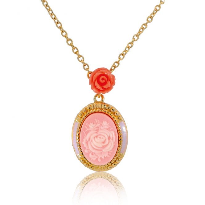 Rose Cameo Carved from Agate