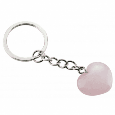 Rose Quartz Keyring