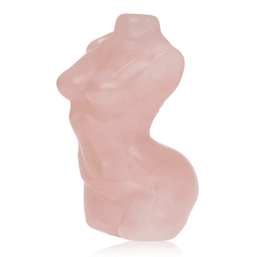 Rose Quartz Venus Carving