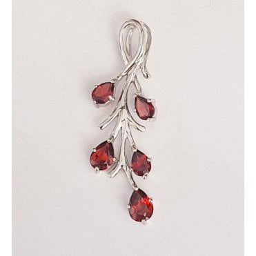 Sil 5x P/S Garnet Foliate Pdt