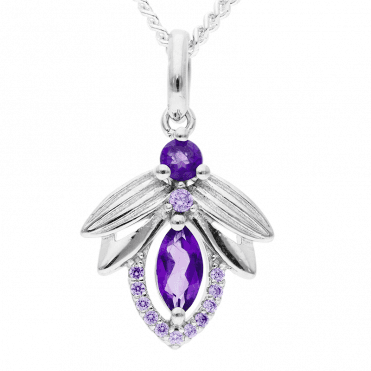 Sil.Amethyst+ CZ Bumble Bee Pdt