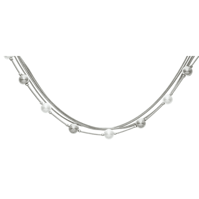 Silver 4 Strand Snake Chain Charmer