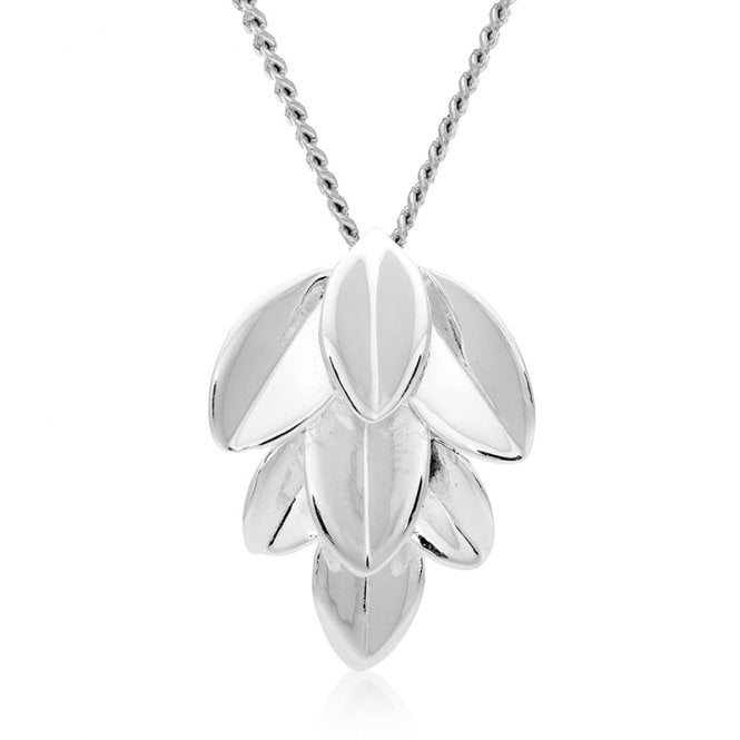 Silver Falling Leaves Pendant