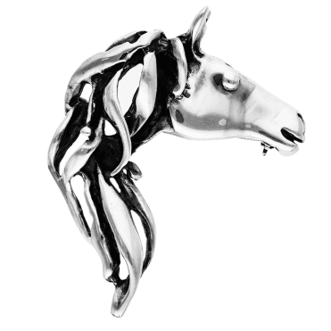 Silver Horse a Sculptural Masterpiece of Energy & Grace