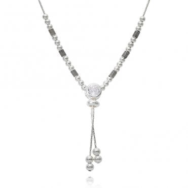 Silver Lariat - No Fiddly Clasps