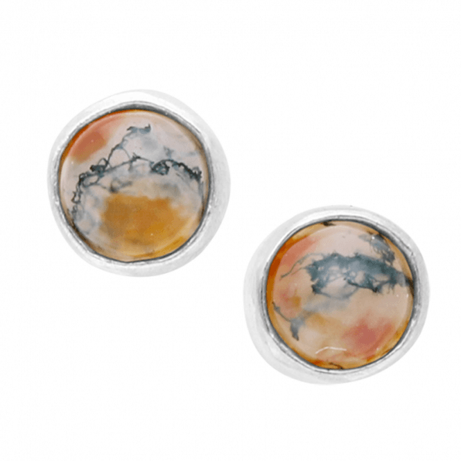 Silver & Moss Agate