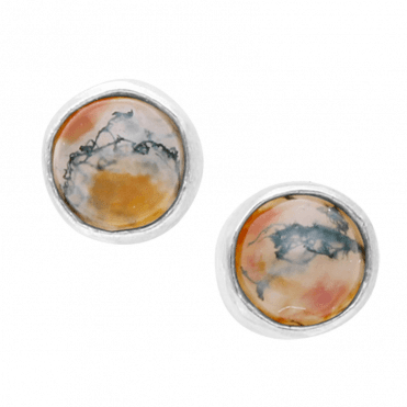 Silver & Moss Agate