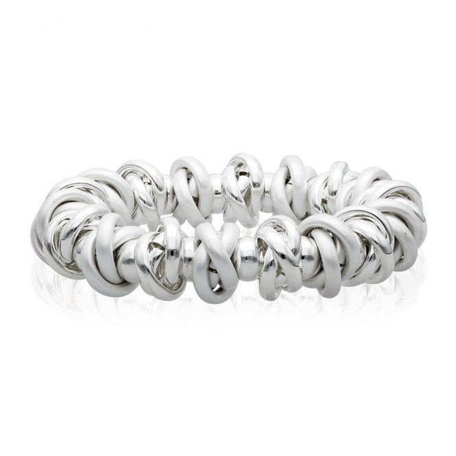 Silver-plated Stretch Bracelet