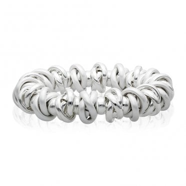 Silver-plated Stretch Bracelet