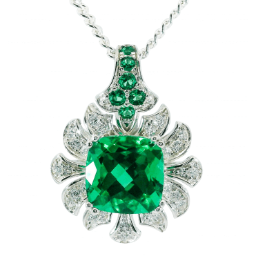 Silver Secret Sparkle Spinel Pendant