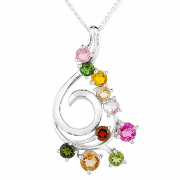 Silver Showpiece with 2cts of Tourmaline Sparkle