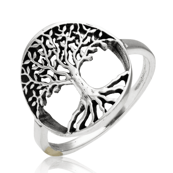Silver Tree of Life Ring