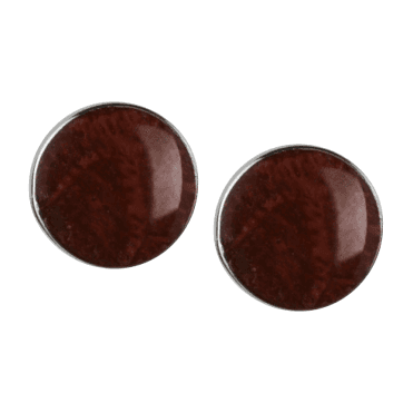 Smooth Coral Stud Earrings