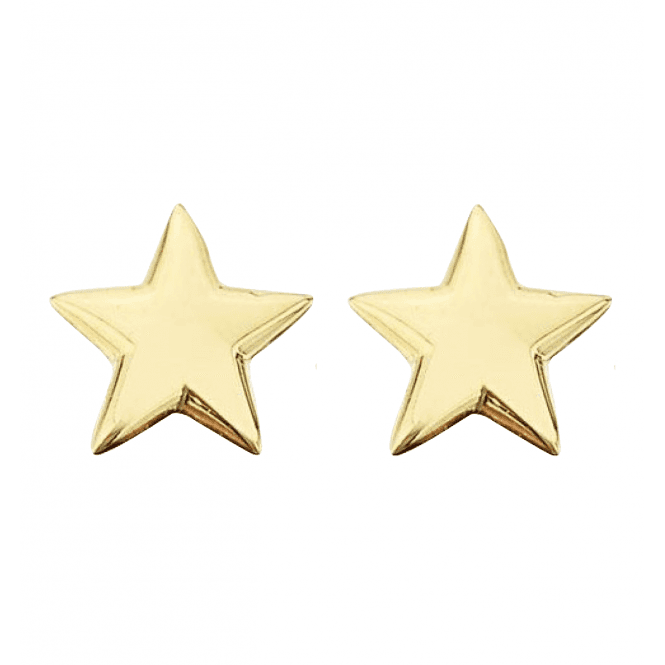 Star Stud Earrings in 9ct Gold