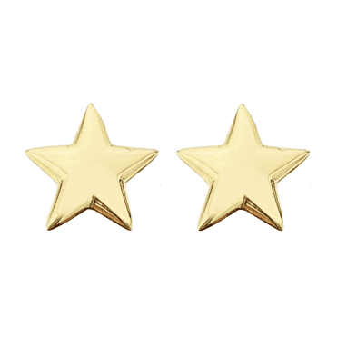 Star Stud Earrings in 9ct Gold