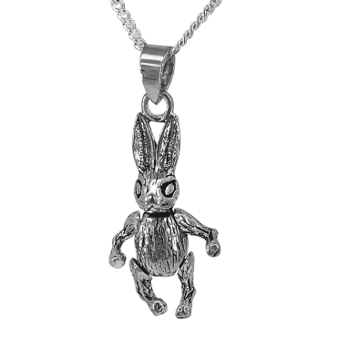 Sterling Silver Articulated Hare