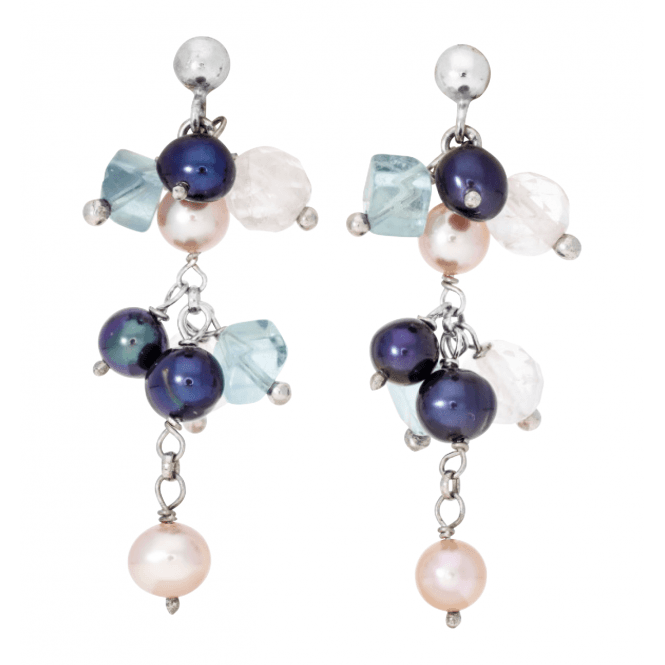 Sterling Silver Bubbles Earrings