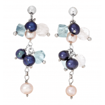 Sterling Silver Bubbles Earrings