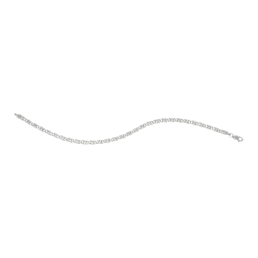 Sterling Silver Diamond Cut Ochio Bracelet