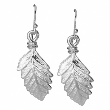 Sterling Silver Leaf Earrings Only £27.50