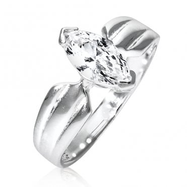 Sterling Silver Marquise Ring