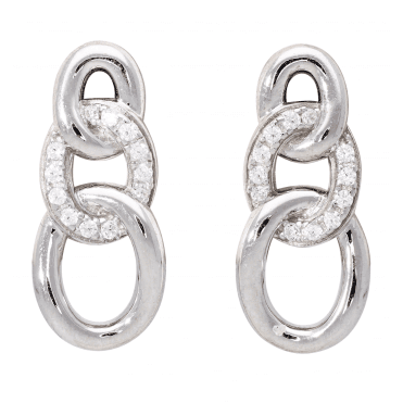 Sterling Silver Multi- Drop Earrings