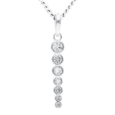 Sterling Silver Tapered Pendant