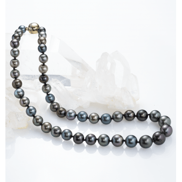 Tahitian South Sea Pearl Necklace with Diamond Clasp